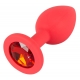 Анальний корок Colorful Joy Jewel Red Plug Small
