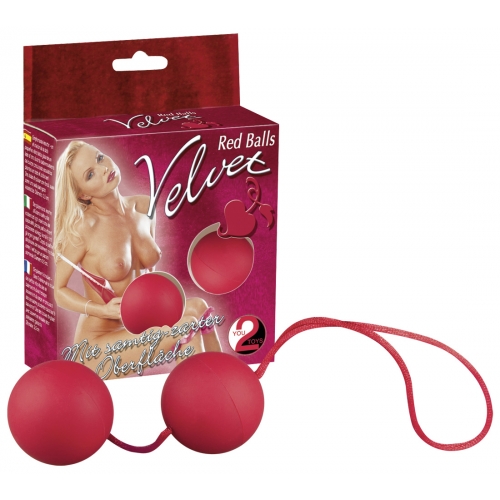 Вагинальные шарики Velvet Red Balls