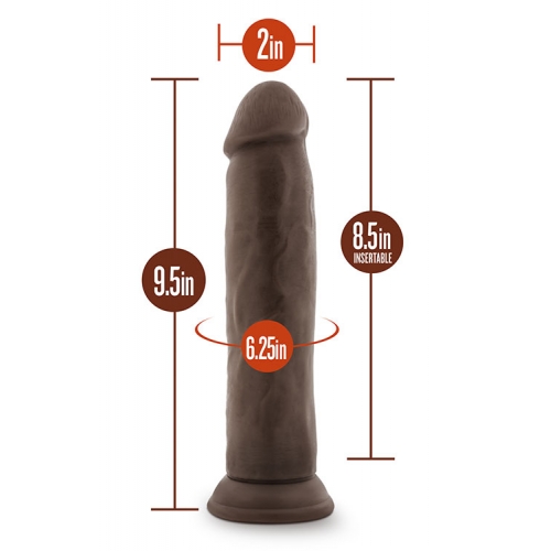 Фаллоимитатор DILDO DR. SKIN 9.5INCH COCK CHOCOLATE