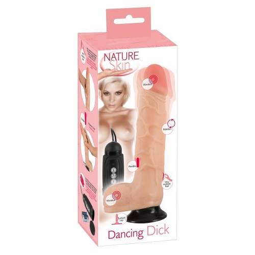 Реалистичный вибратор Nature Skin Dancing Dick
