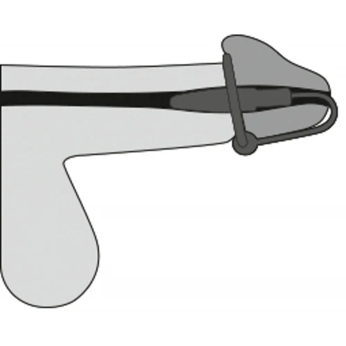 Эрекционное кольцо Penis Plug+Silicone Glans Ring Dilator