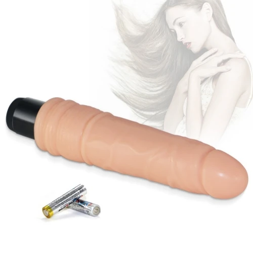 Реалистичный вибратор Real Feel Cyberskin Vibrator Flesh 7,5